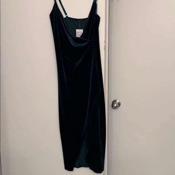 quiz green and black dress